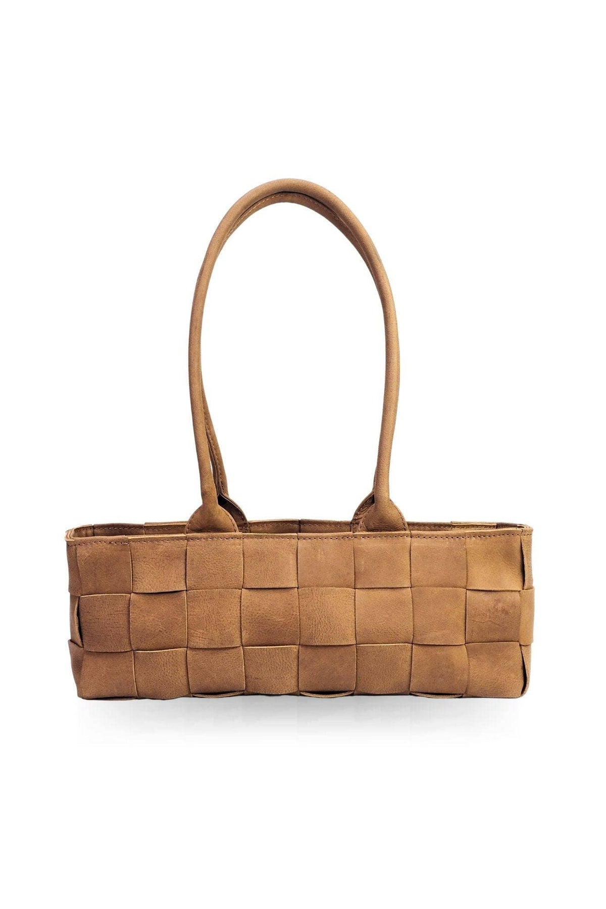 Woven Rosalie - Saddle Brown