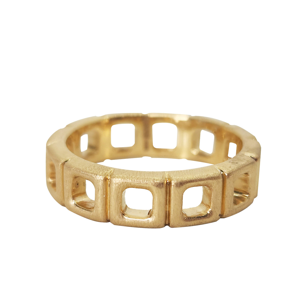 Not a Square Gold + Eternity Band