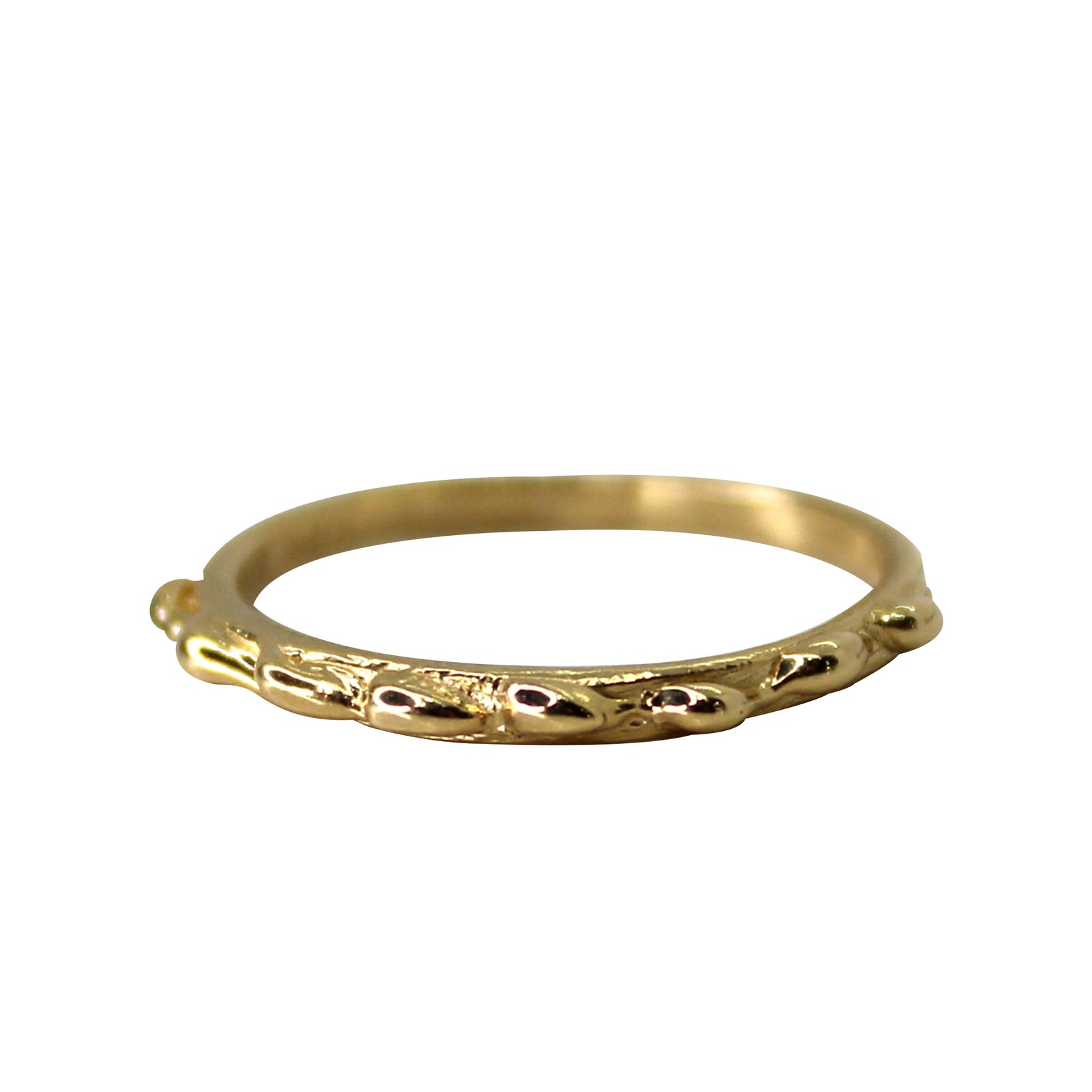 Bumpy + Gold Ring