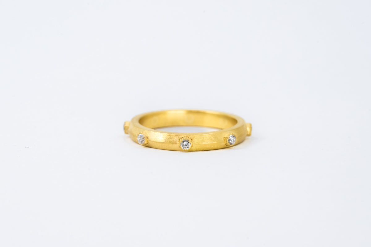 Hexagon + Stacking Ring
