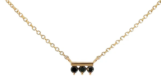 Sideline Black Diamond + Necklace
