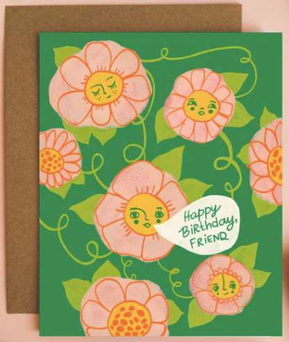 Happy Birthday Friend + Card
