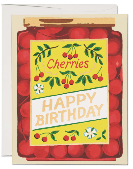 Jar of Cherries + Card