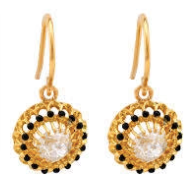 Vintage Victorian + Diamond 18K Gold Earrings