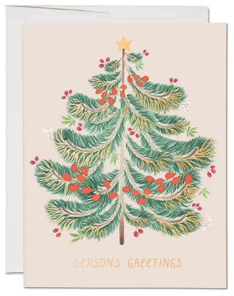 Festive Evergreen + Card
