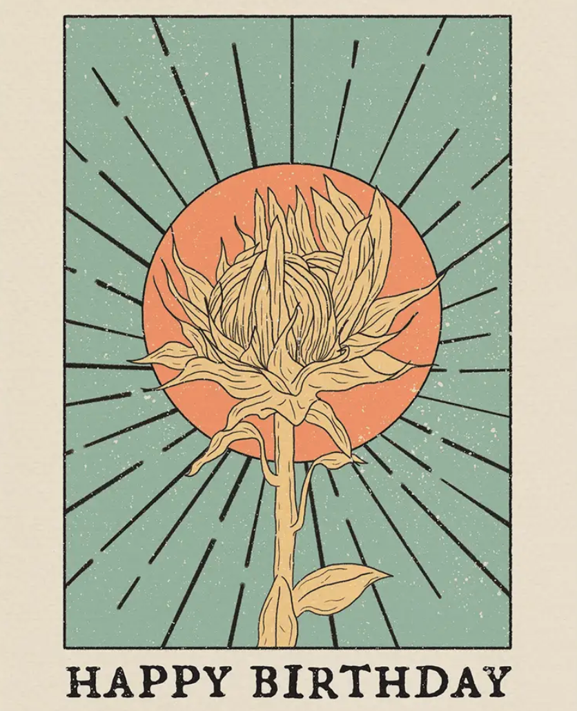 Happy Birthday + Blossom Card