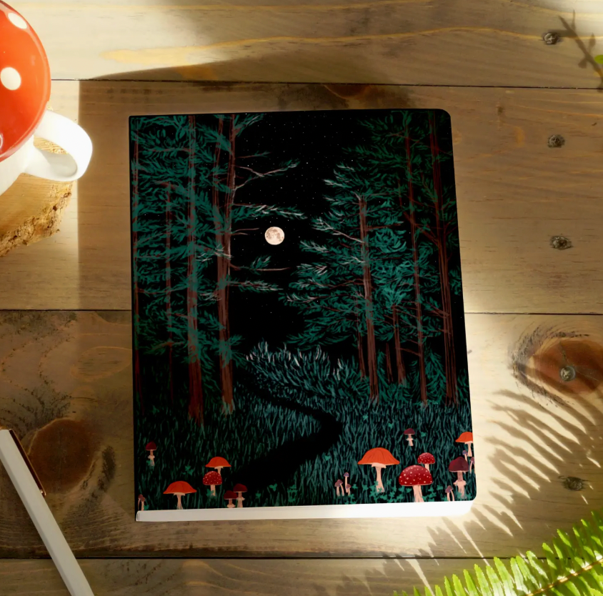 Moonrise Forest + Journal Notebook