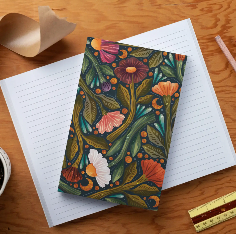 Nightsky Floral + Notebook
