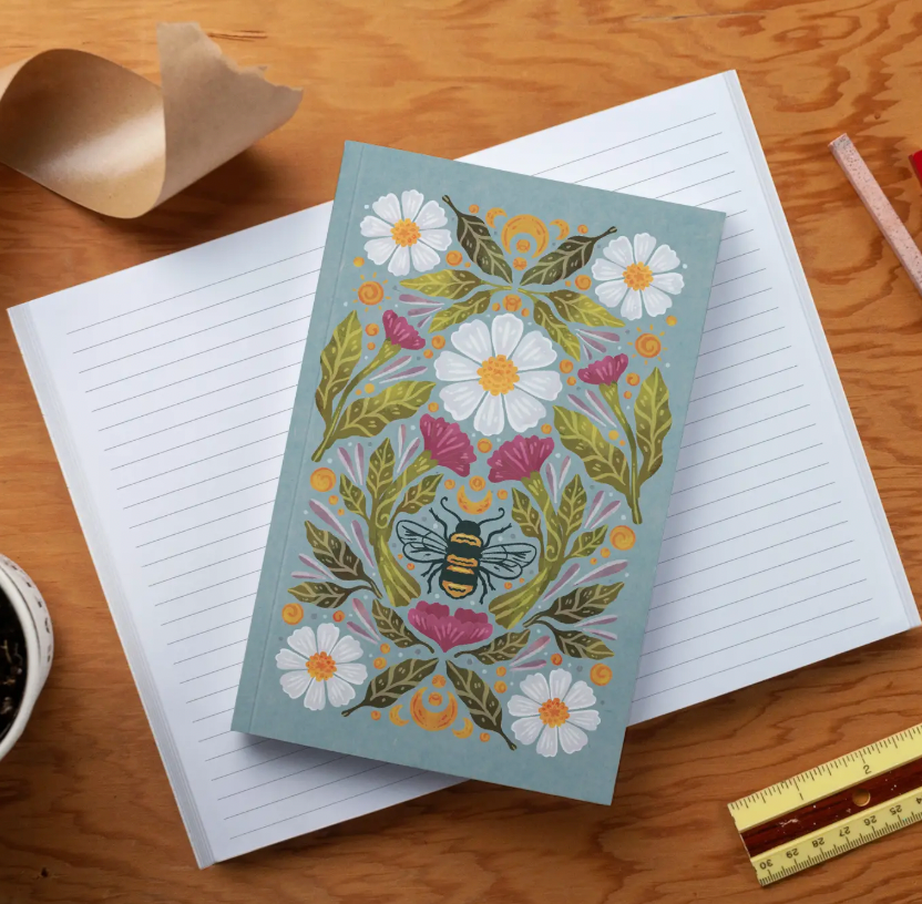 Honeybee Tea + Journal Notebook