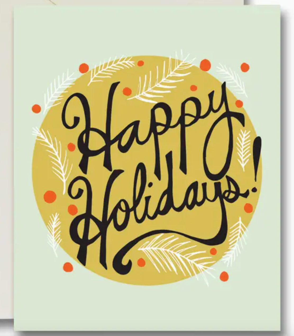 Happy Holidays + Card