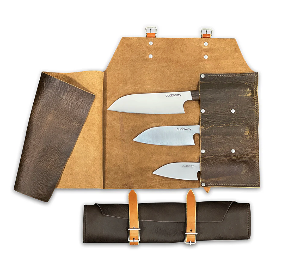 Leather Knife + Rollup
