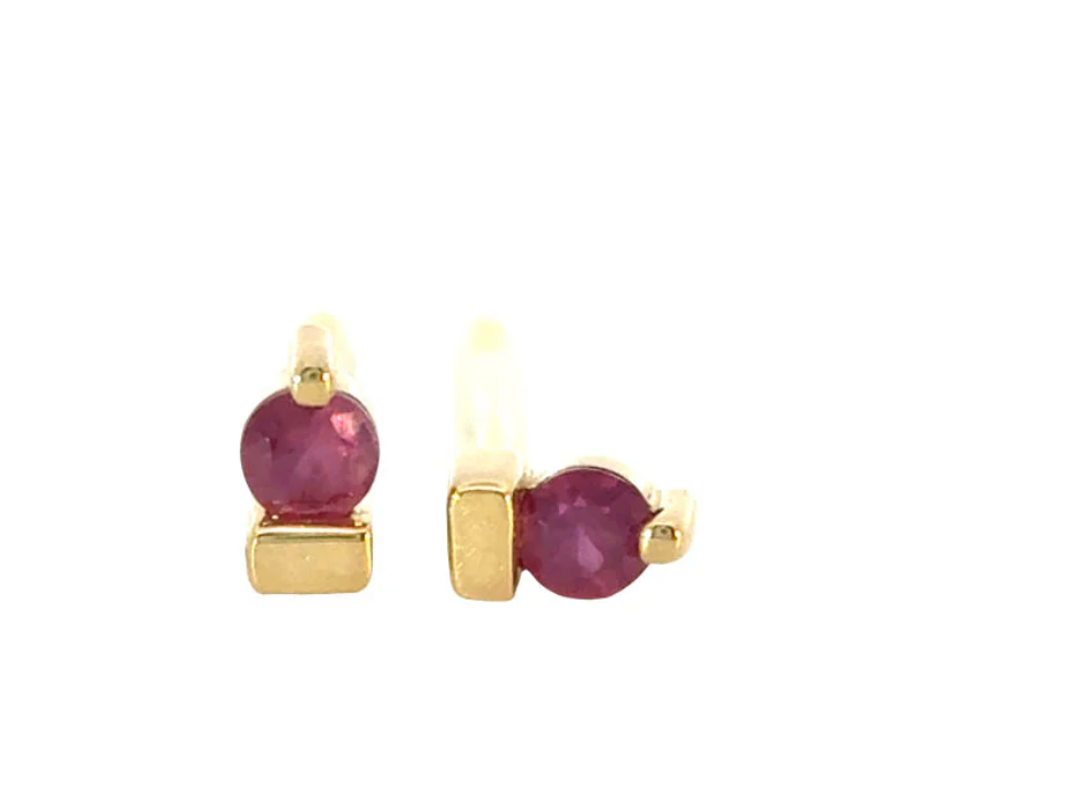 Bambino Studs + Ruby