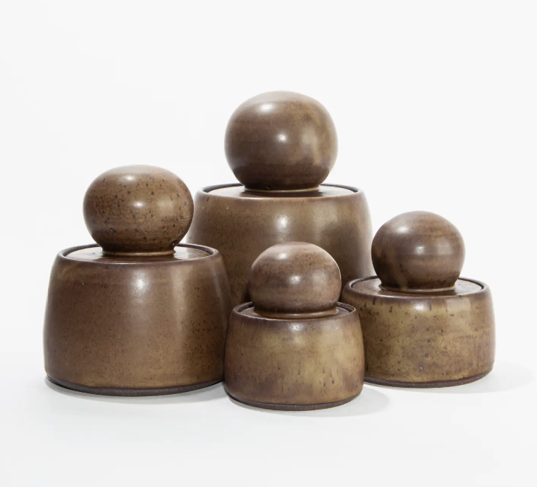 Olive Brown Stash + Jars
