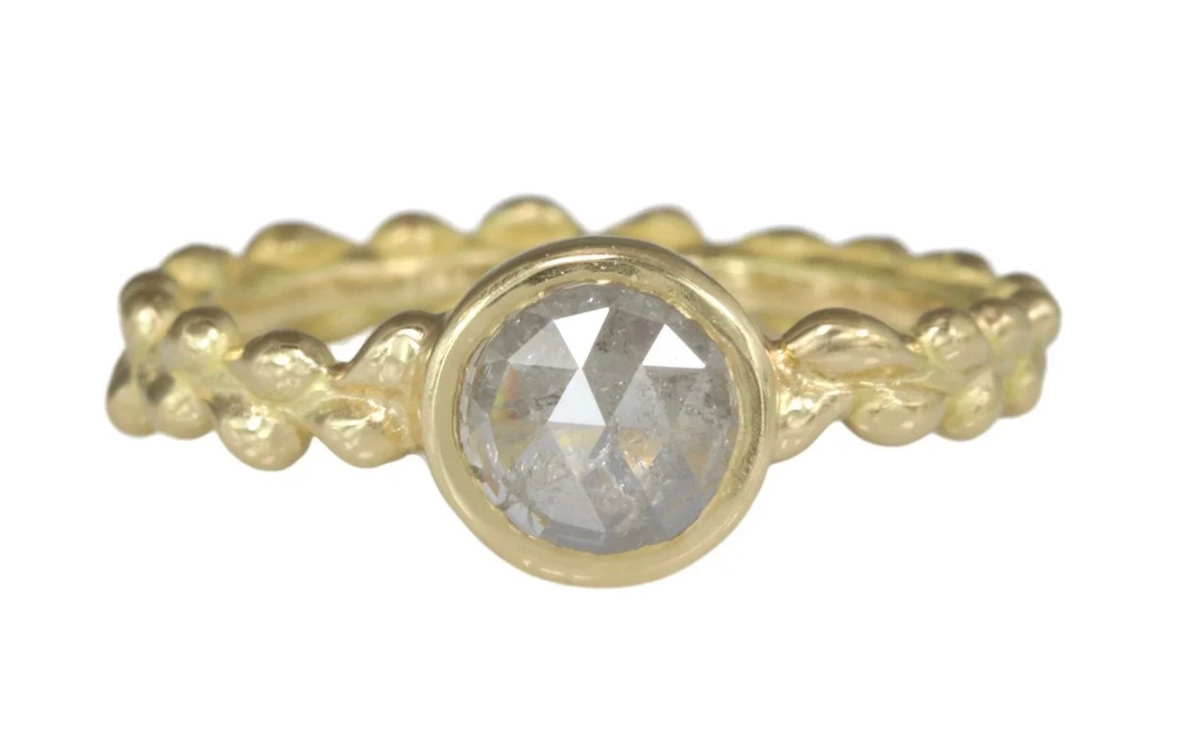 July Moon + Sea Tangle Ring