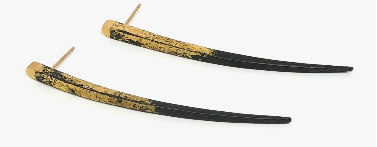 Short Dust Quill Earrings