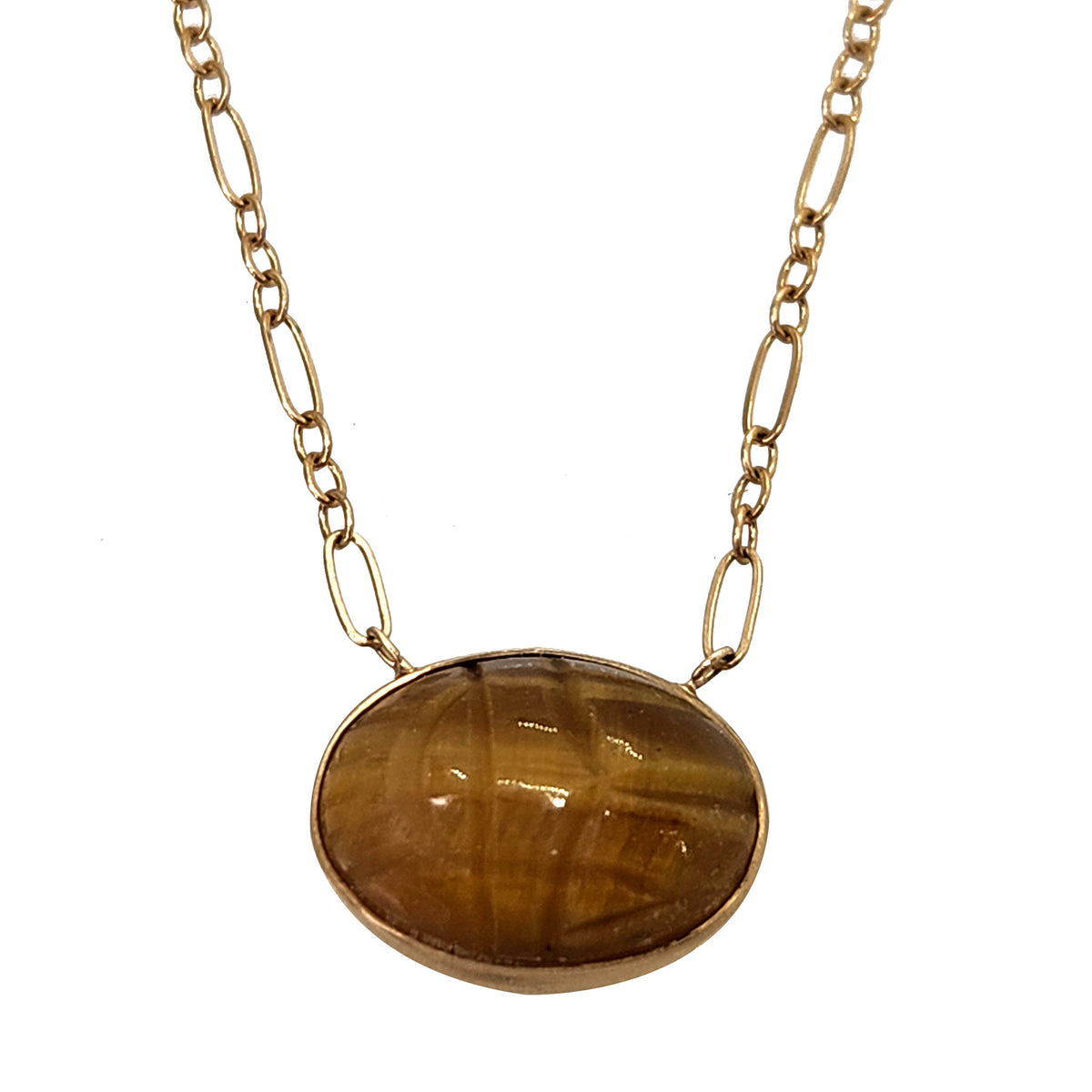 OOAK Tiger's Eye + Necklace