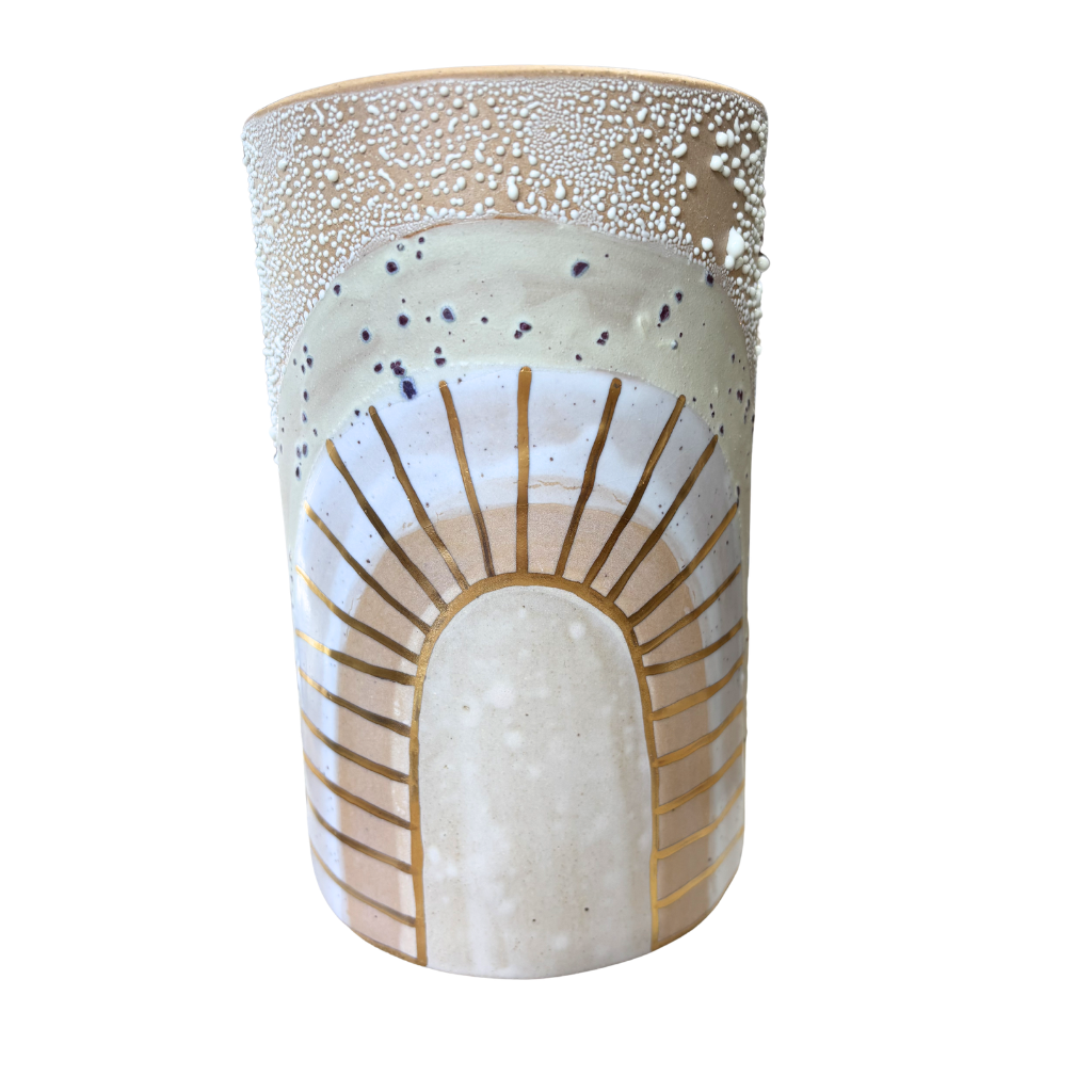 Golden Burst + Vase