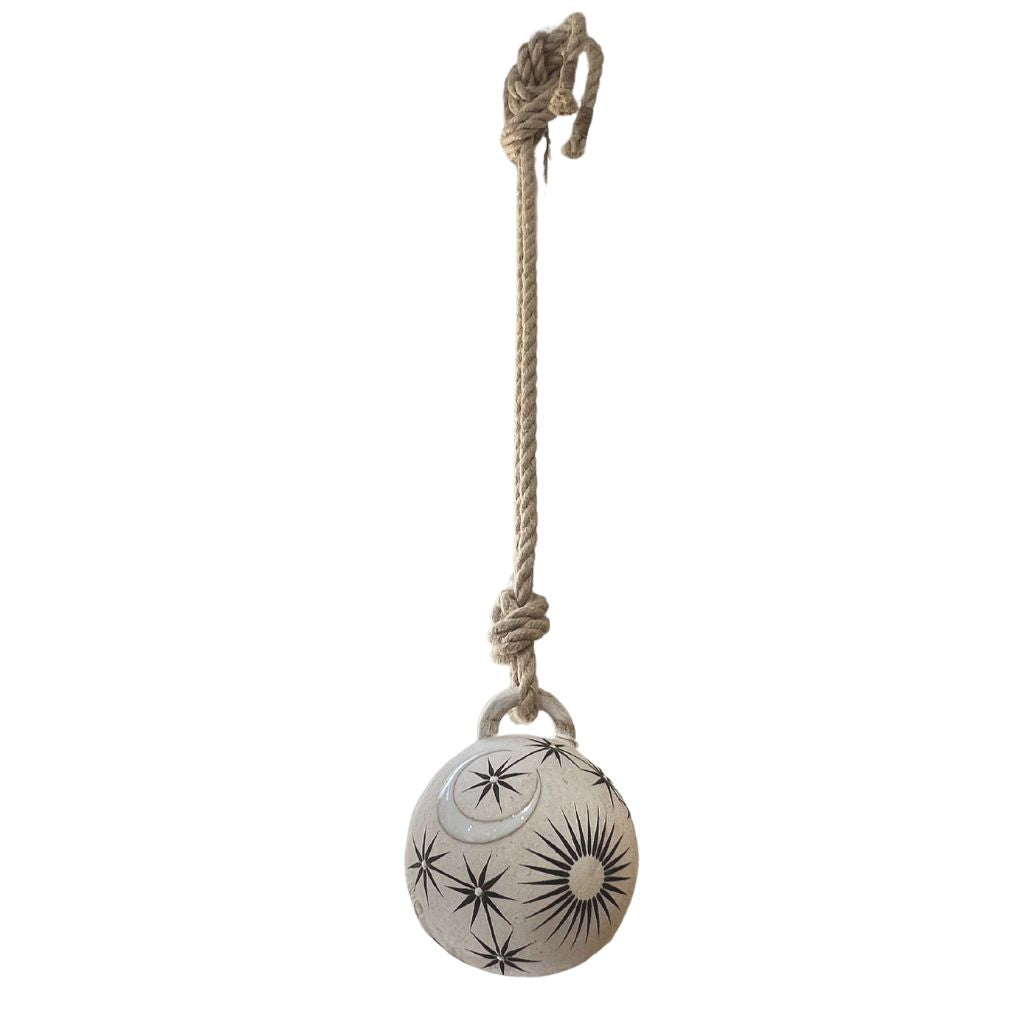 Domed Jingle Bell + Sun, Moon, Stars