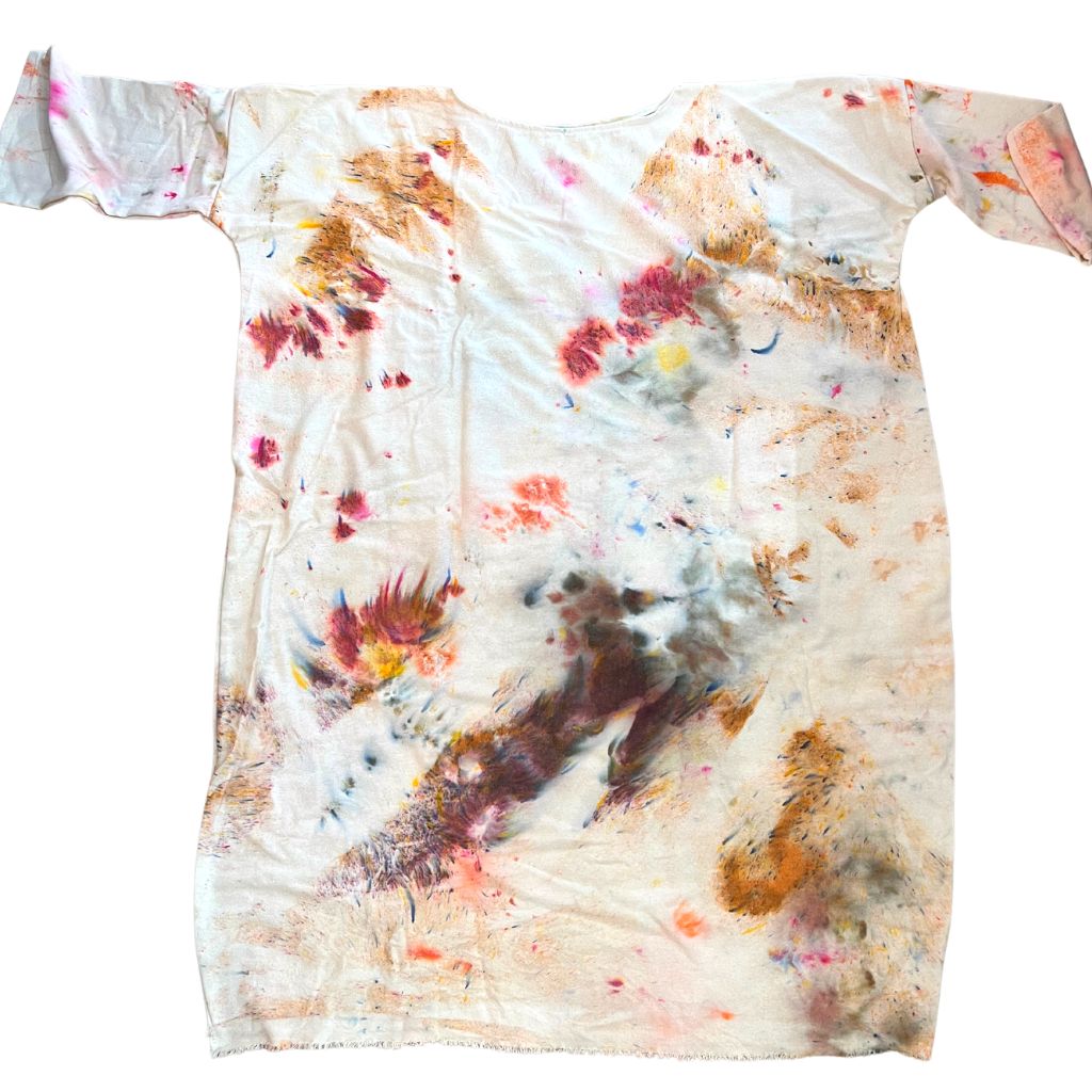 Paint-Dyed Dress