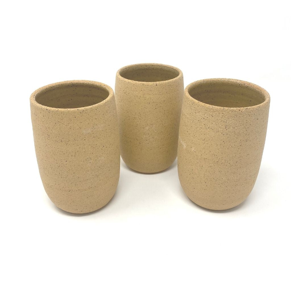 Tan Speckled Tumbler