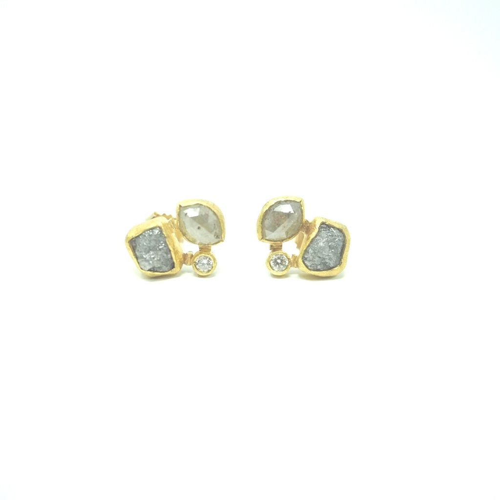 Mixed Diamond Earrings