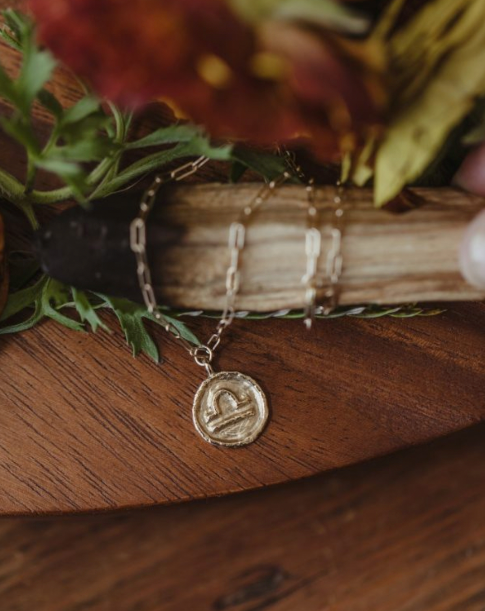 Gold + Zodiac Necklace