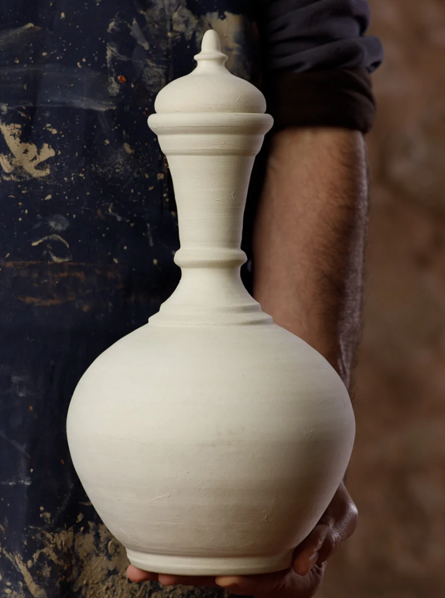 African Ceramic + Bottle