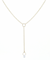 Stationed Briolette + Diamond Drop Necklace