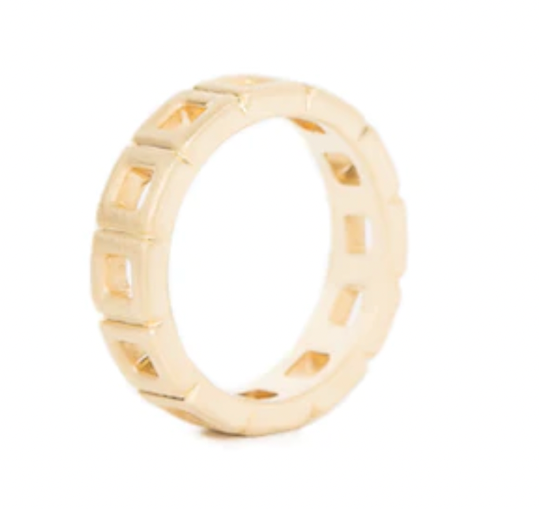 Not a Square Gold + Eternity Band