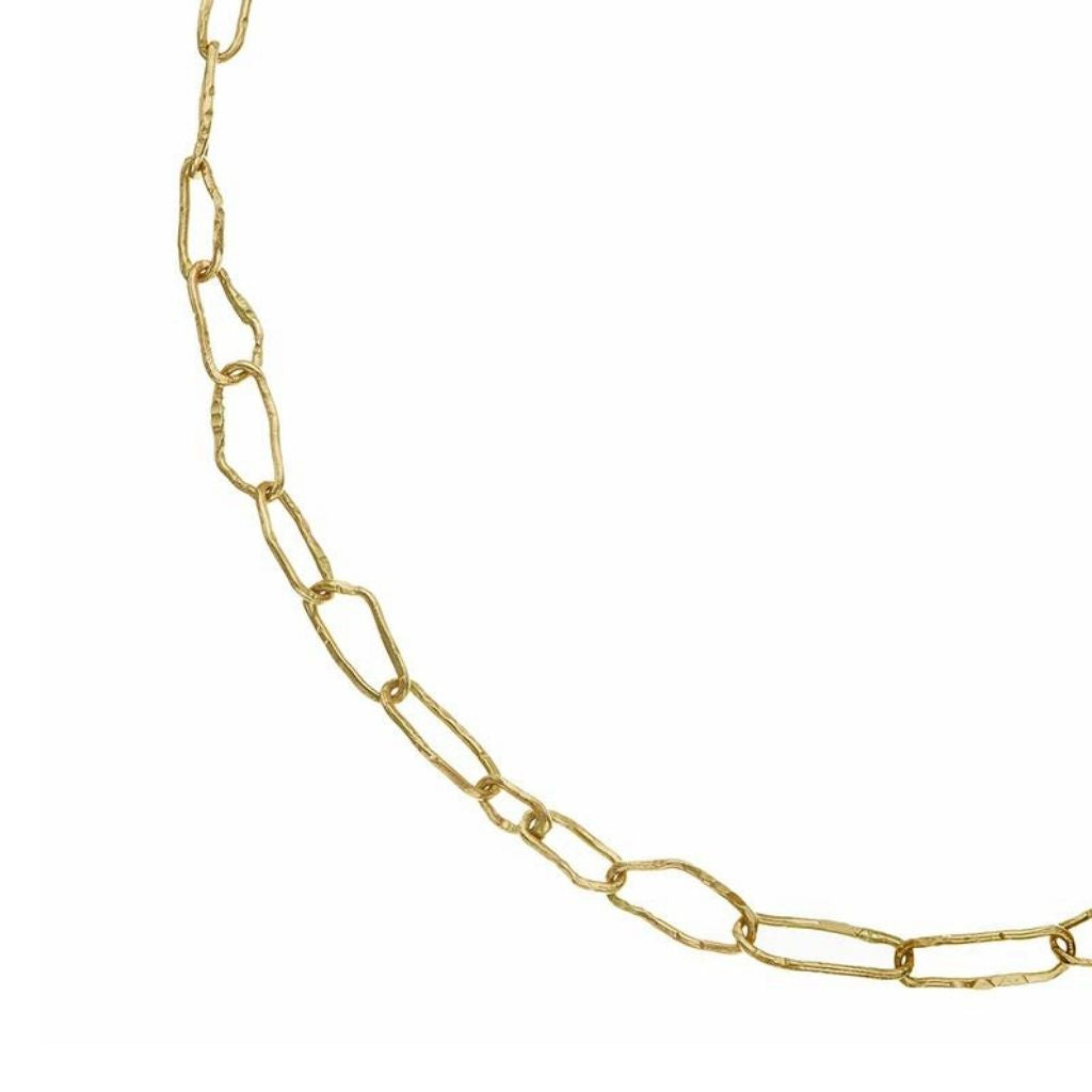 I GOLD LINK CHAIN NECKLACE