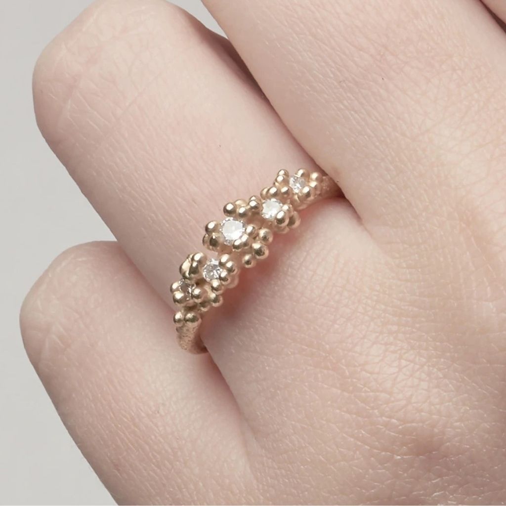 Elegant Diamond + Engagement Ring