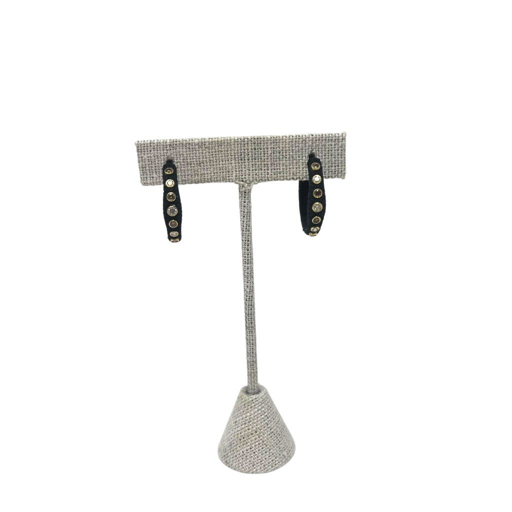 Pebble Bold Hinged + Diamond Hoops