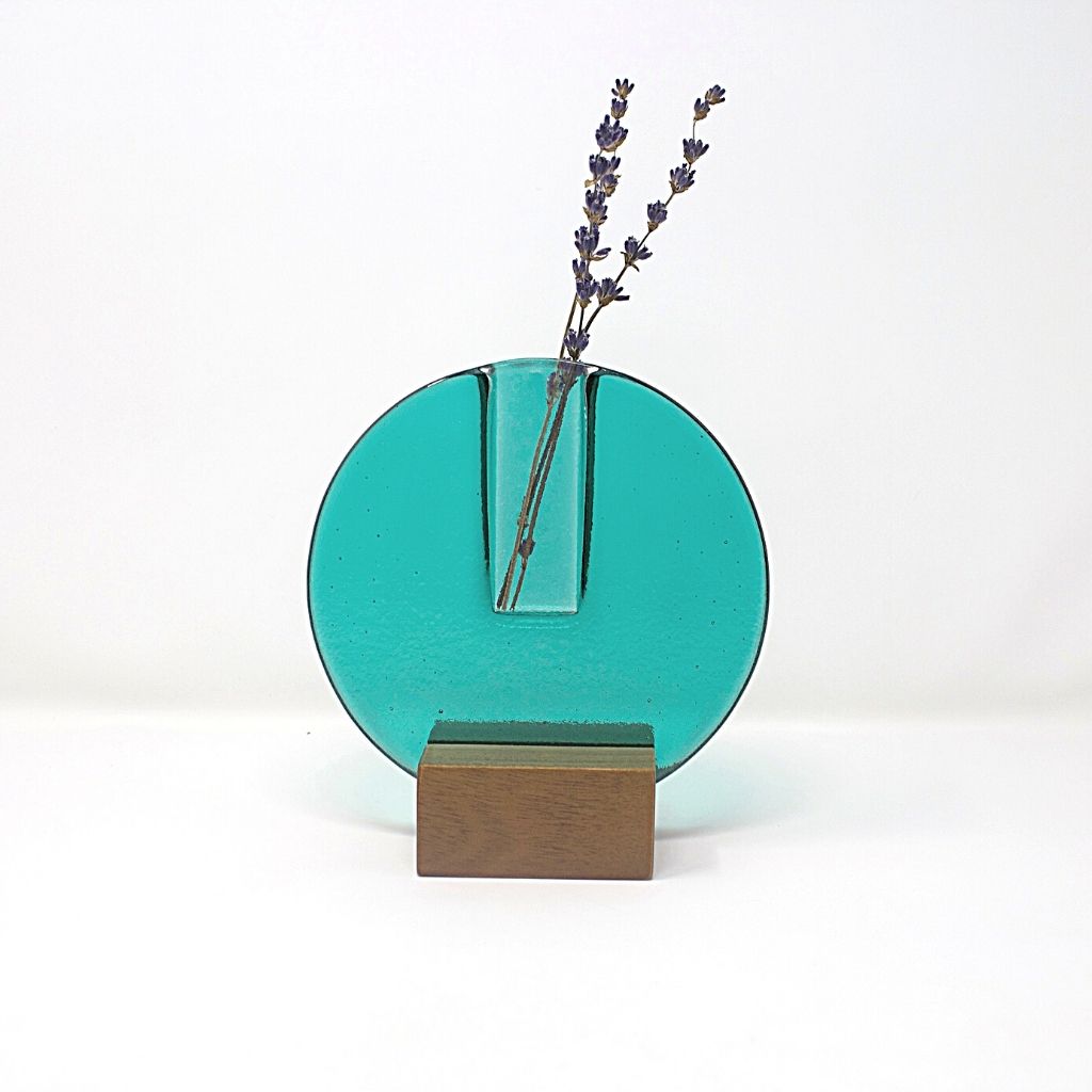 Small Round Glass Vase