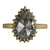 Mystical Pear Soliel + Diamond Ring