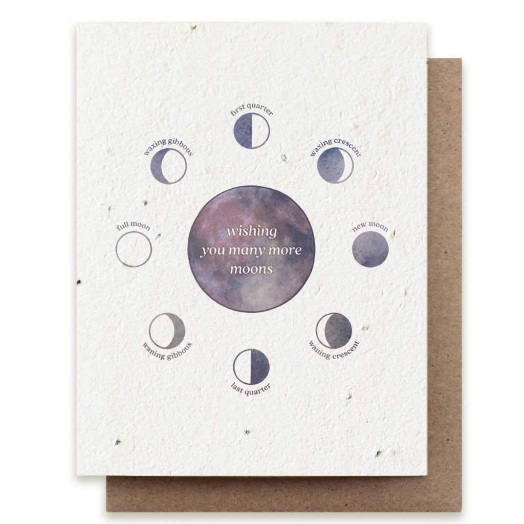 Moon Phase Birthday Card