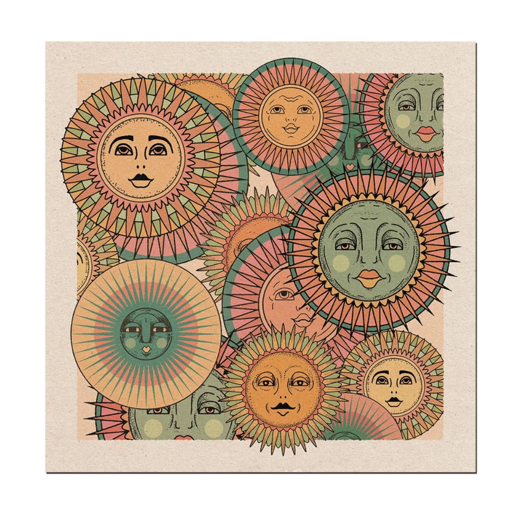 Sun Faces + Print