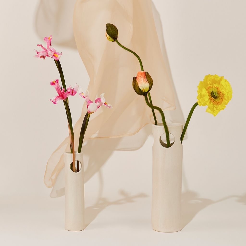 Cenote Vase White
