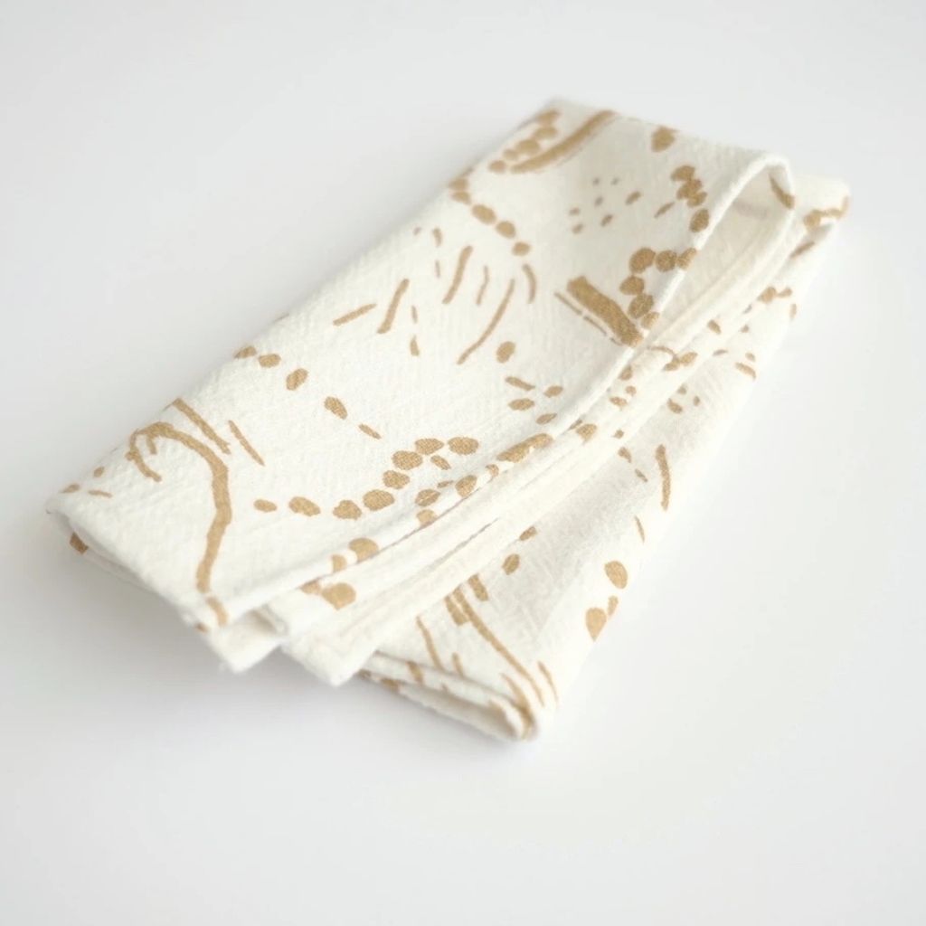 Napkins + Set of 2 + Drape Gold