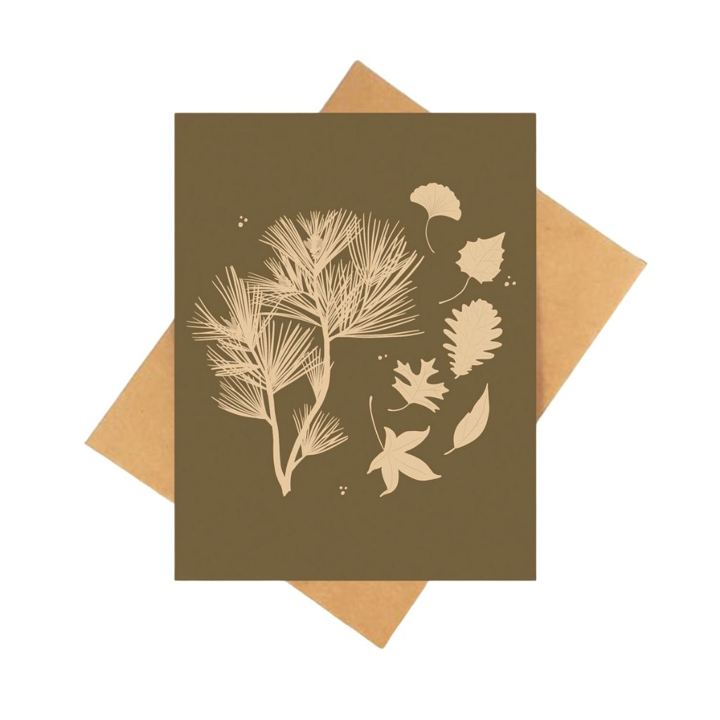 Falling Leaves Card