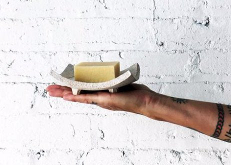 Soap Dish + Full Moon + White