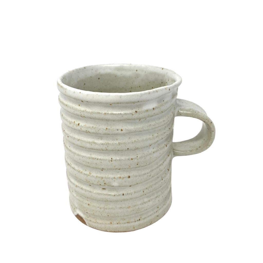 Ring Mug White + Speckled