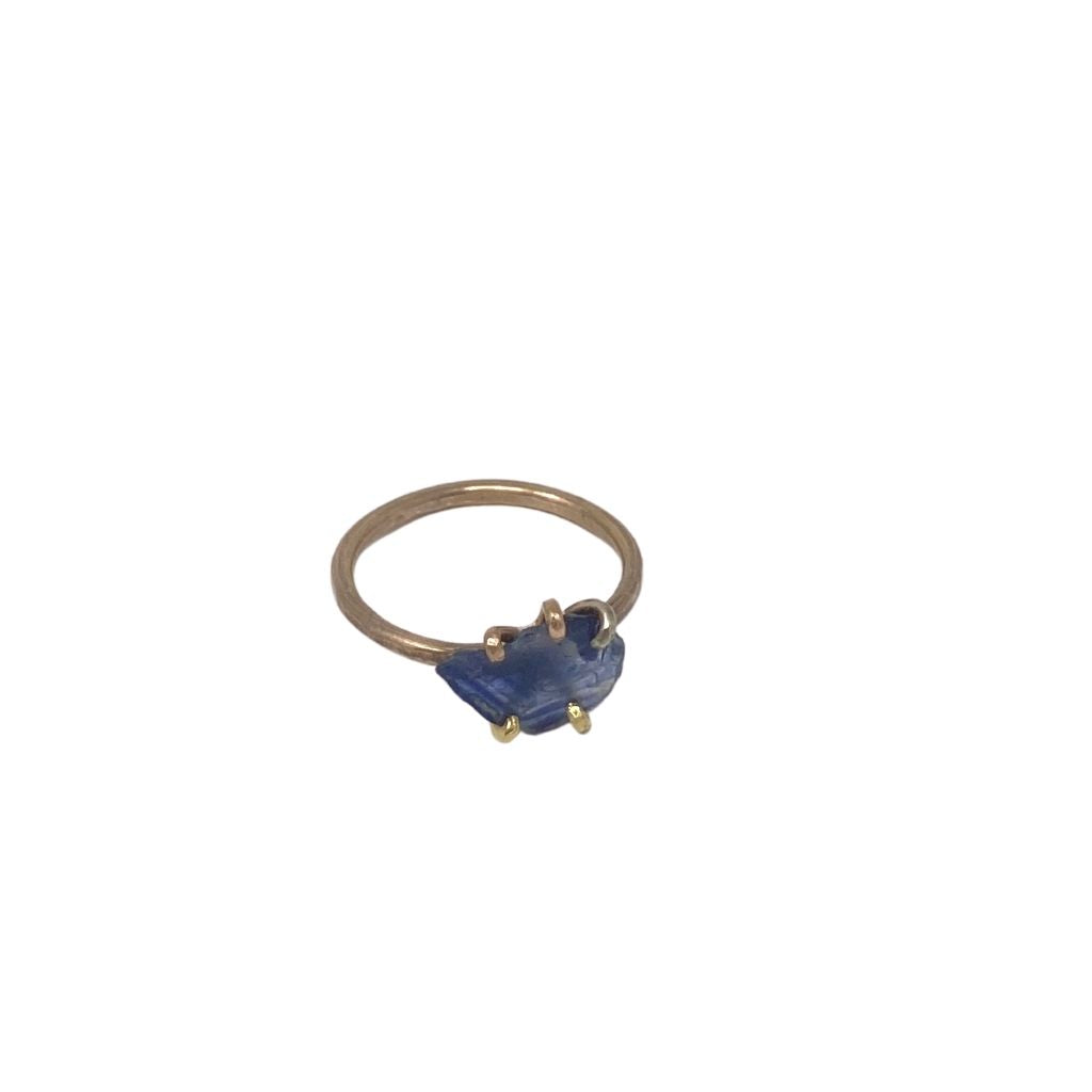 Thai Sapphire + Rose Gold Ring