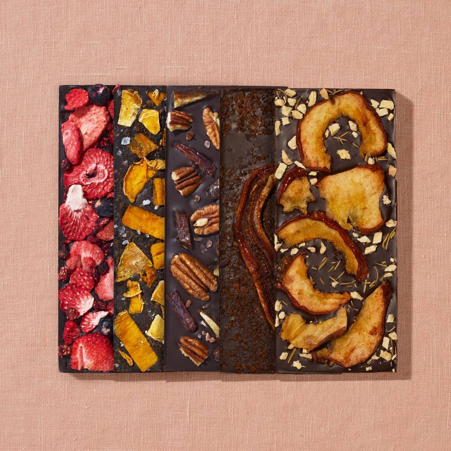 Spring + Mulberry Chocolate Bars