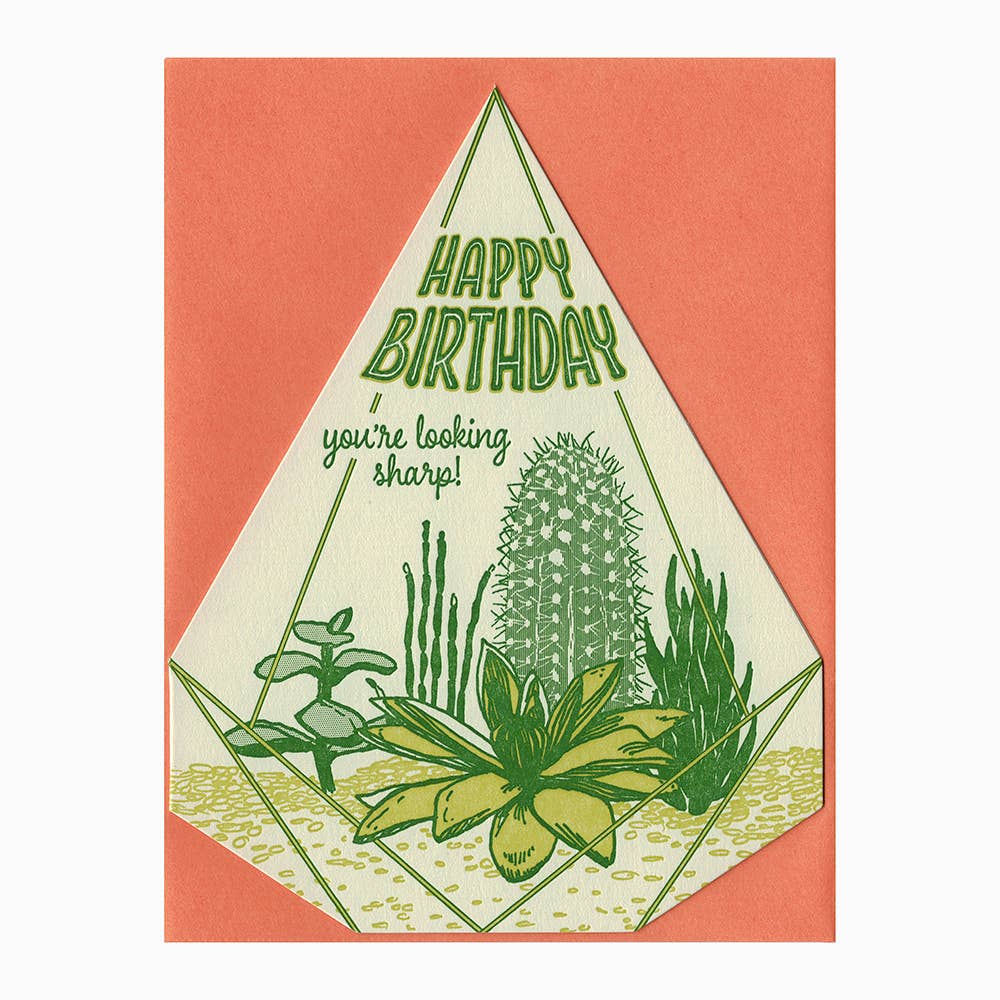 Happy Birthday Cactus Card