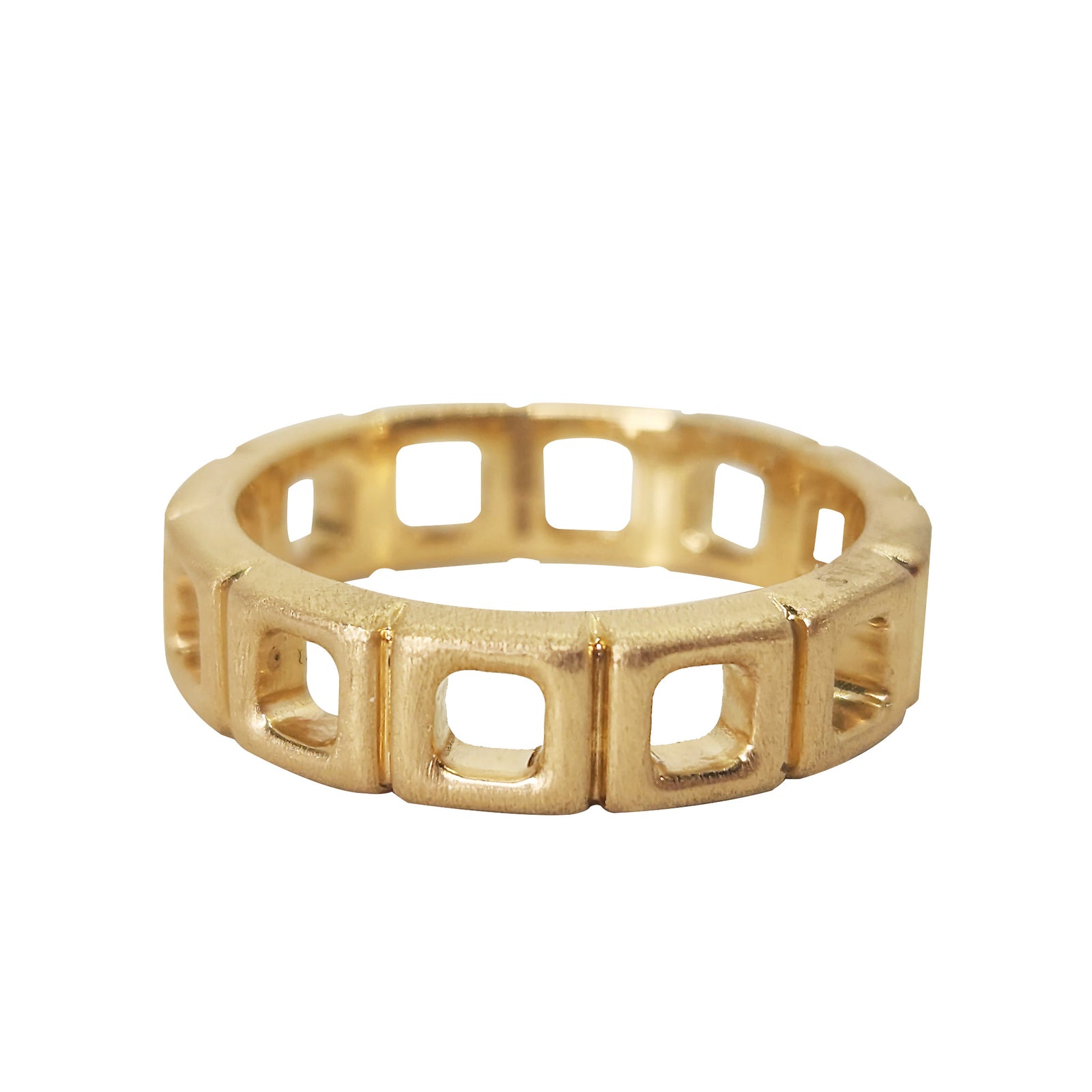 Not a Square Gold + Eternity Band