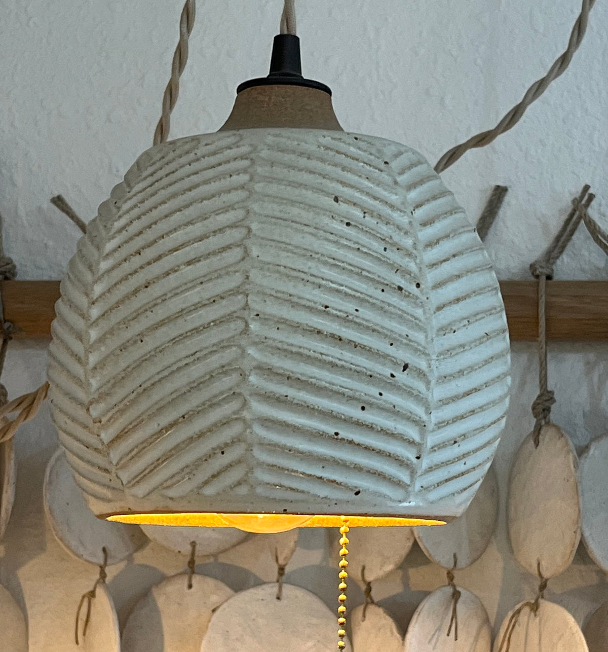 Handmade Ceramic Lamp + Medium