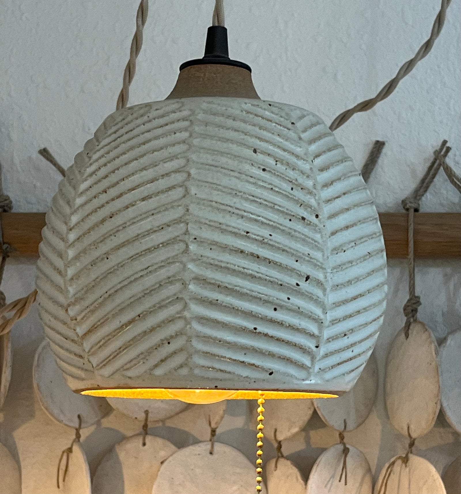 Handmade Ceramic Lamp + Medium