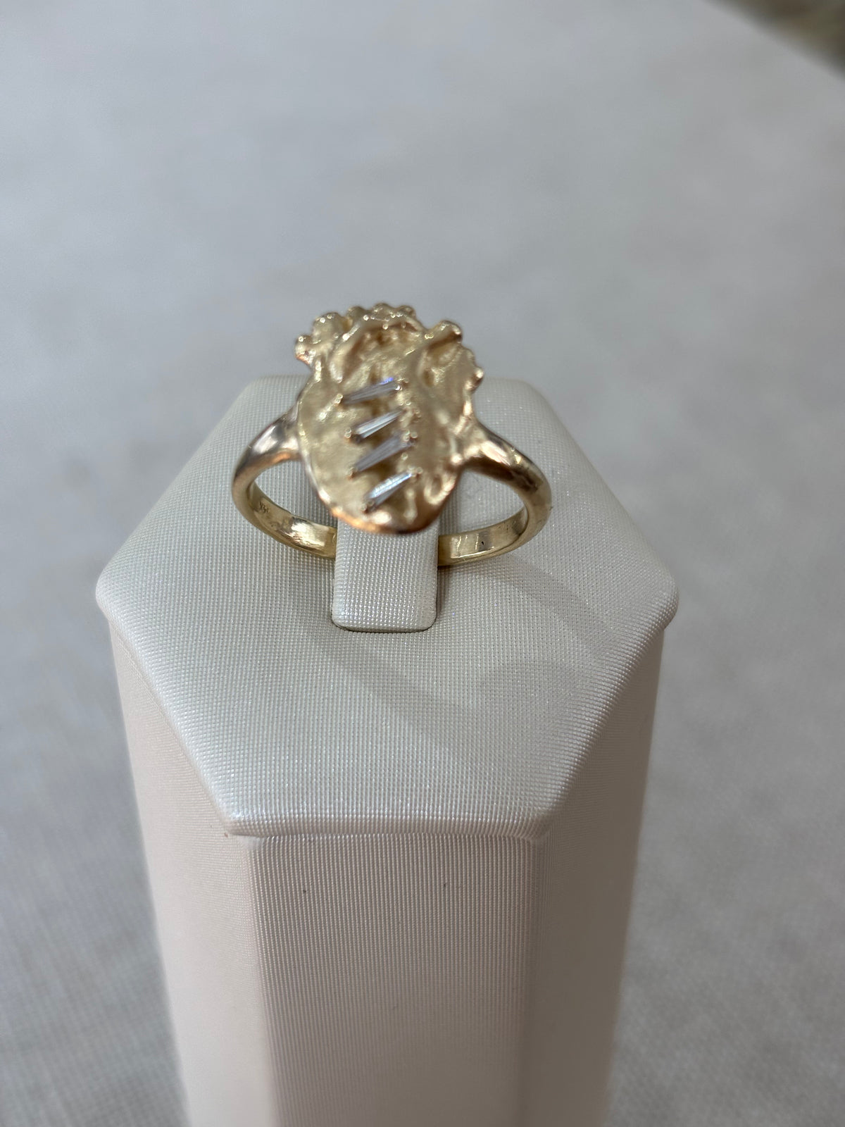 Diamond + Heart Ring