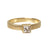French Cut + Diamond Ring