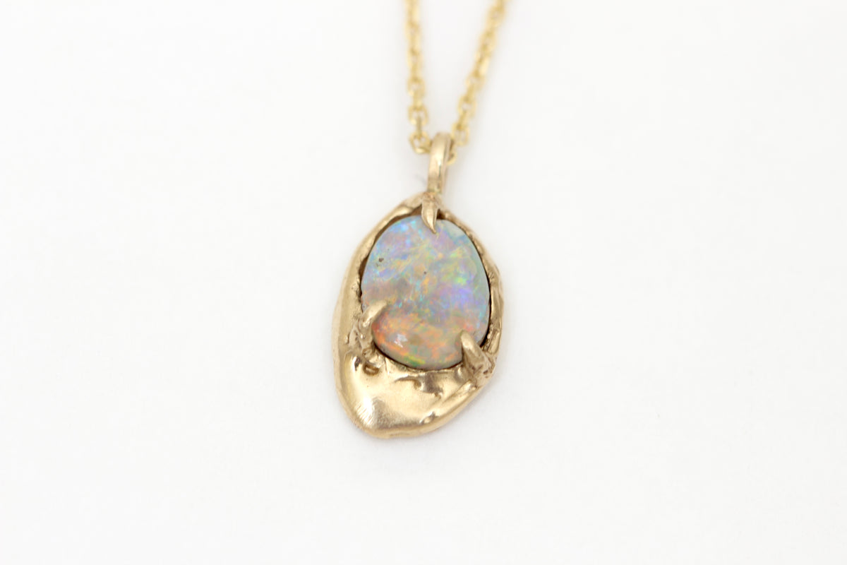 One of a Kind + Crystal Opal Necklace